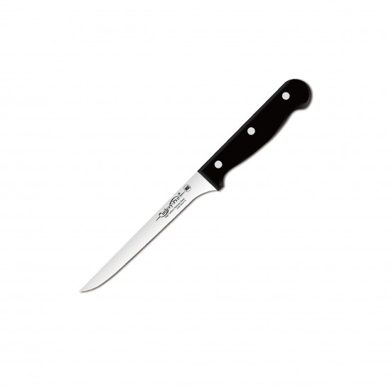 Boning Knife -Straight & Narrow Curved Blade 6"