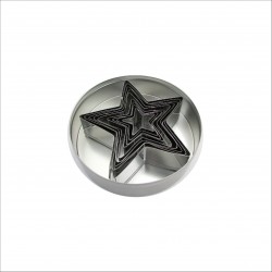 Pastry Cutter -Star,Plain,9 Pcs Set,30mm Pastry Cutter -Star,Plain,9 Pcs Set,30mm