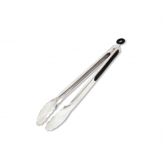 Food Tongs -Staintess Head,S/S, With Silicone Handle,Silicone Lock